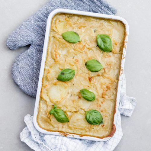 vegan aardappelgratin