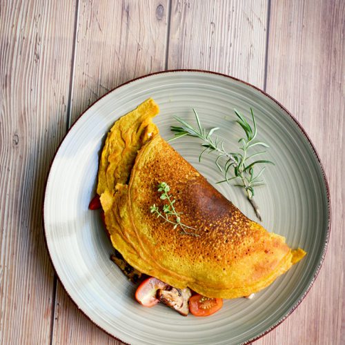 Kikkererwten omelet